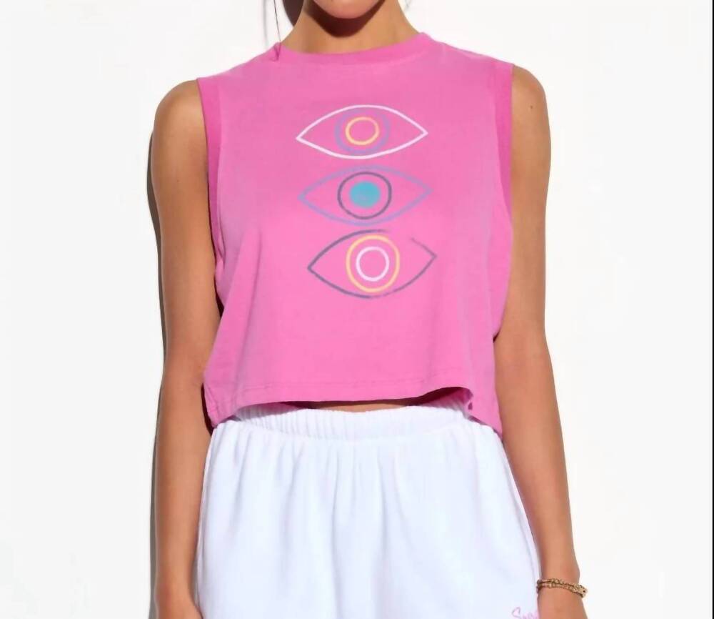 NEW SPIRITUAL GANGSTER mesmereyes crawford tank in azalea